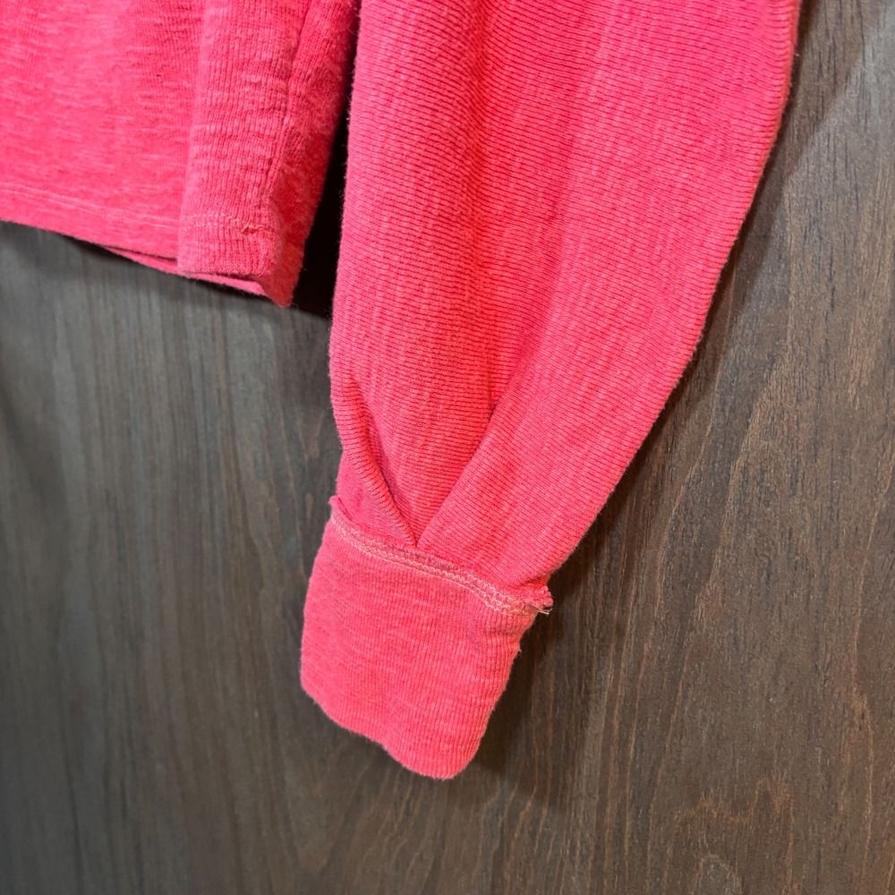 We The Free Free People One Shoulder Cowl Neck Oversized Sweater Top Pink m - Picture 3 of 5